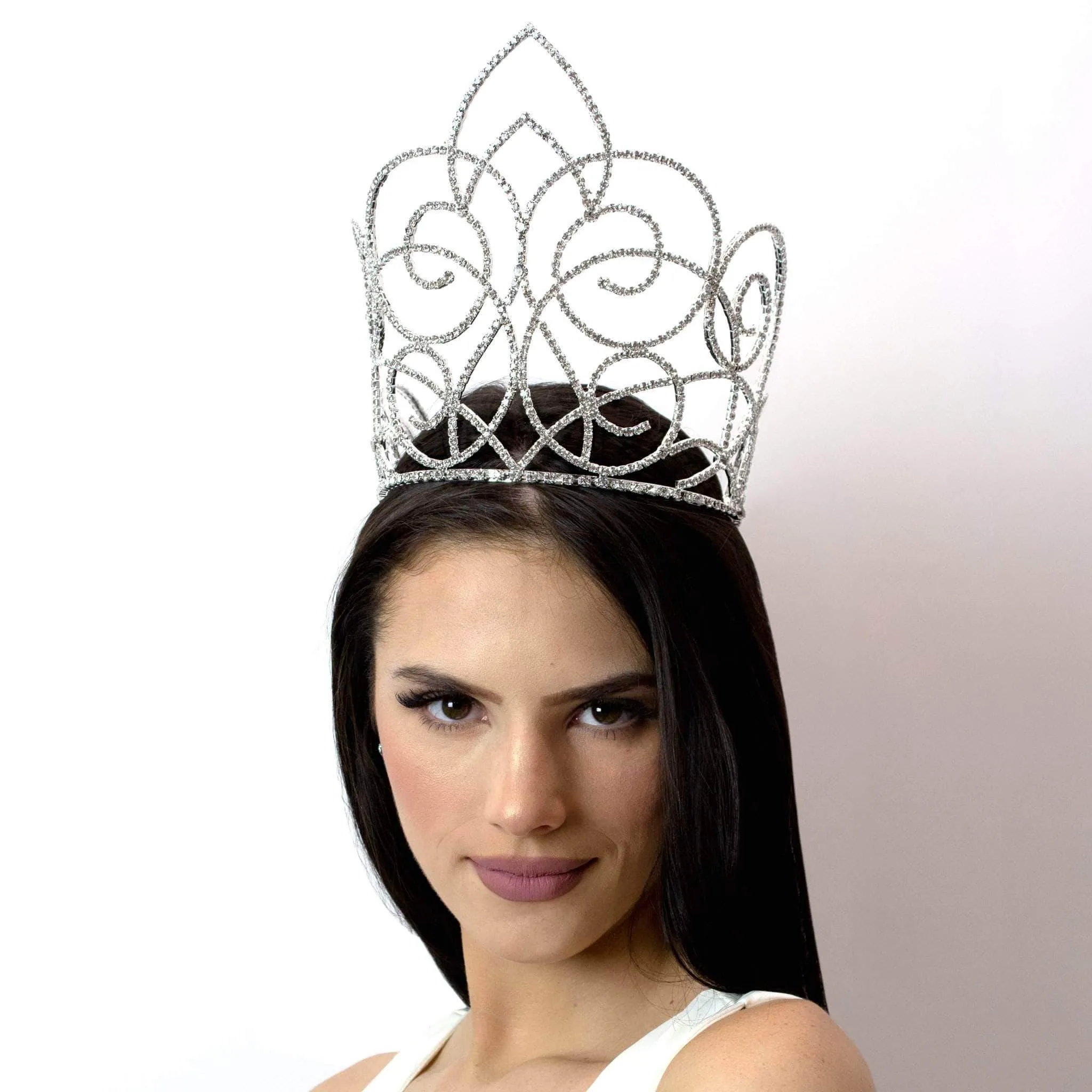 #16654 - Butterfly Gate Adjustable Crown - 7" Tall