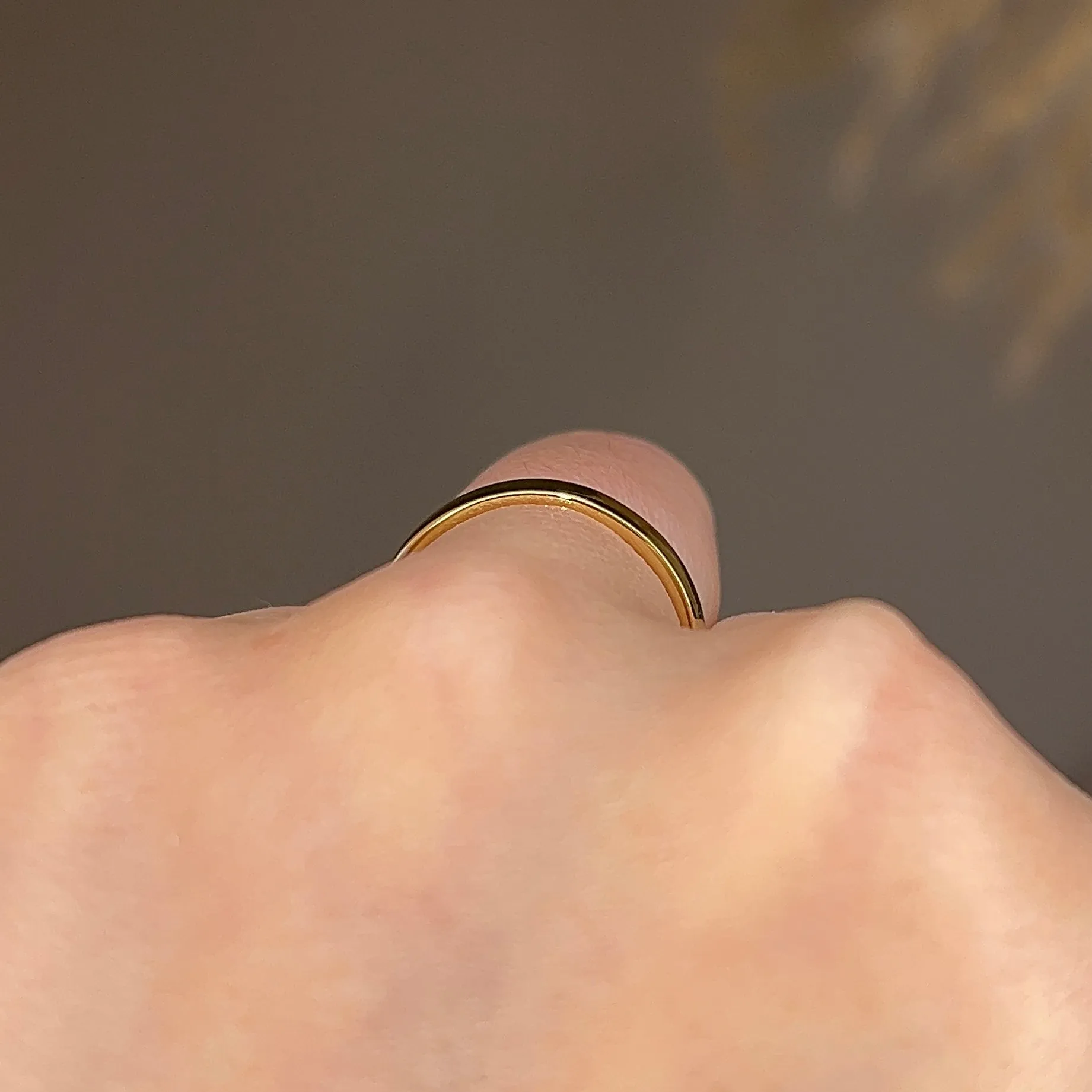 2.5mm Band Flat Court Wedding Ring