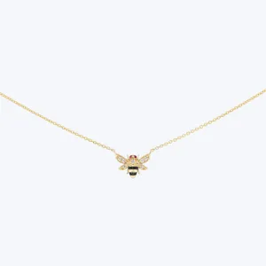 4 Elements Earth Bee Charm Necklace