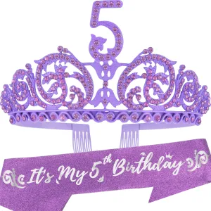 5th Birthday, 5th Birthday Decorations for Girls, 5th Birthday Gifts for Girls, 5th