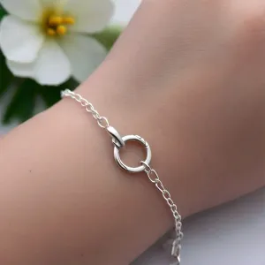 Aeron Sterling Silver Full Circle Pandora Infant Childrens Bracelet