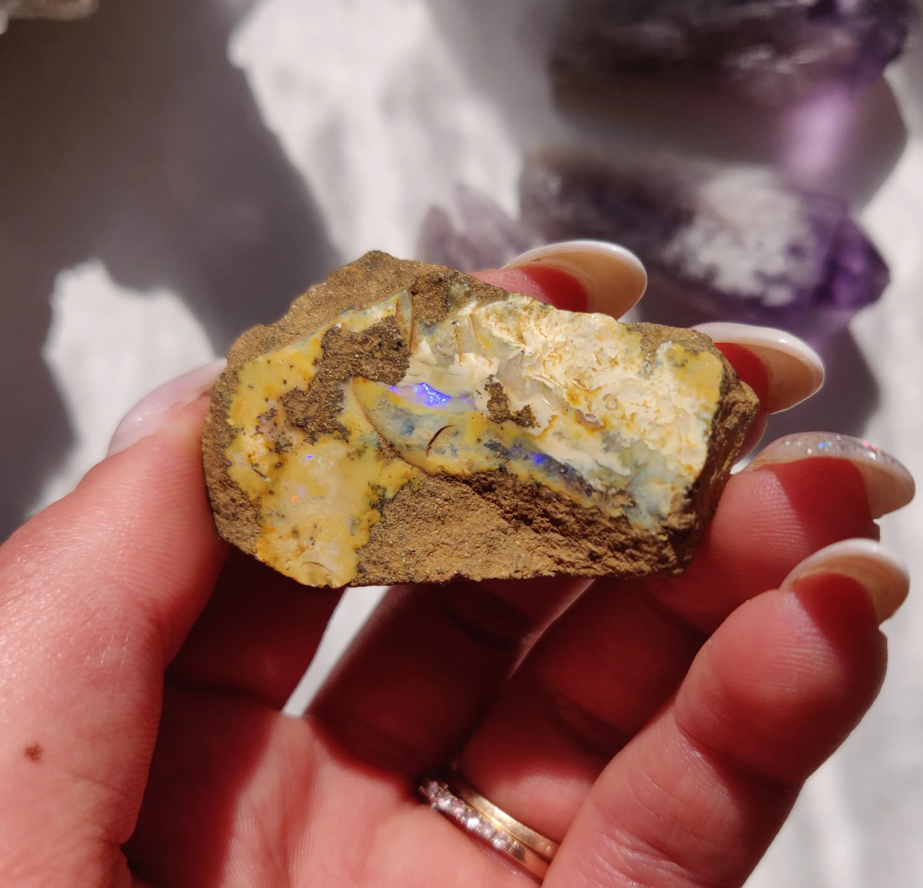 Australian Boulder Opal Rough Specimen (#7)