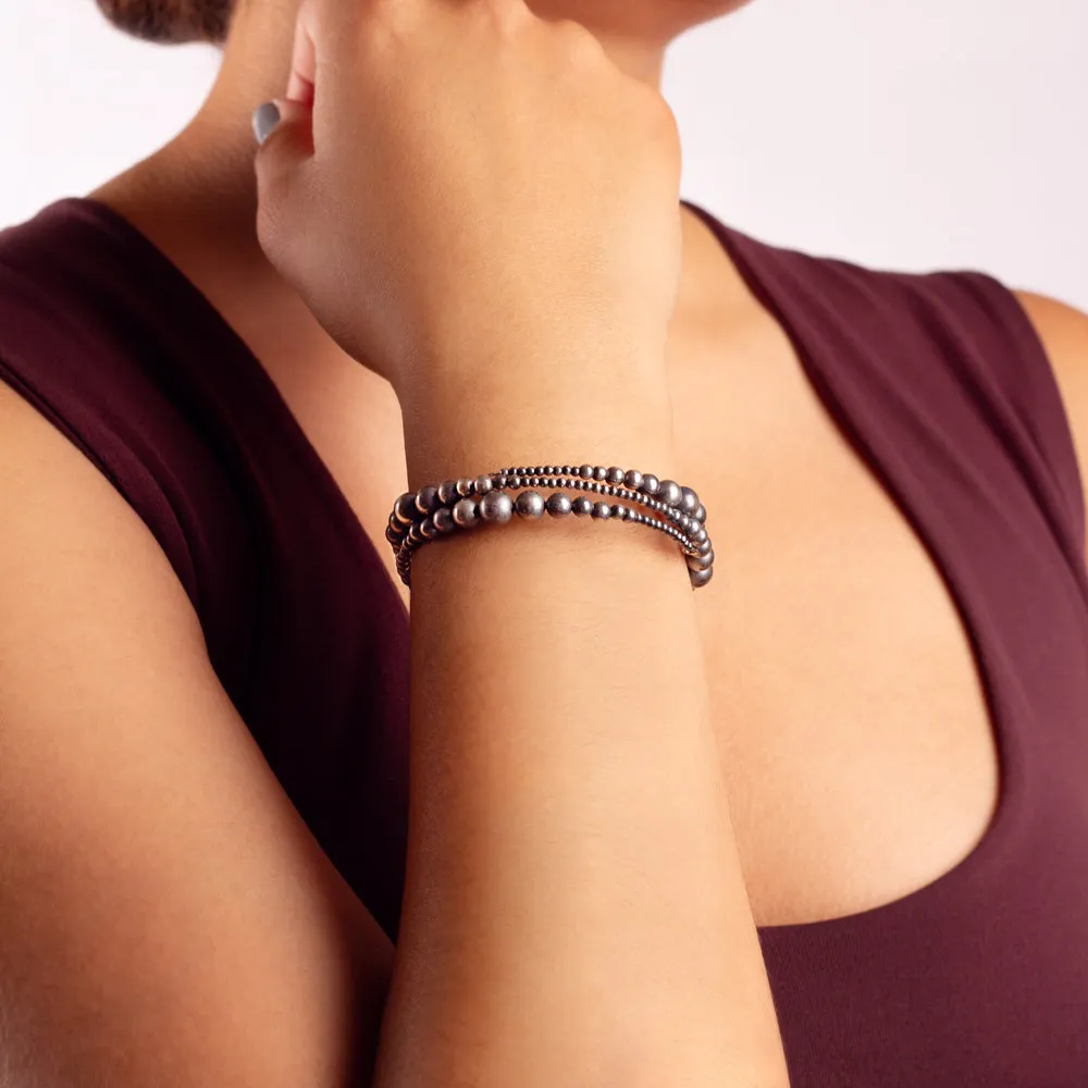 Bonfire Bead Coil Bracelet