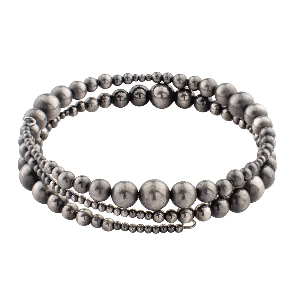 Bonfire Bead Coil Bracelet
