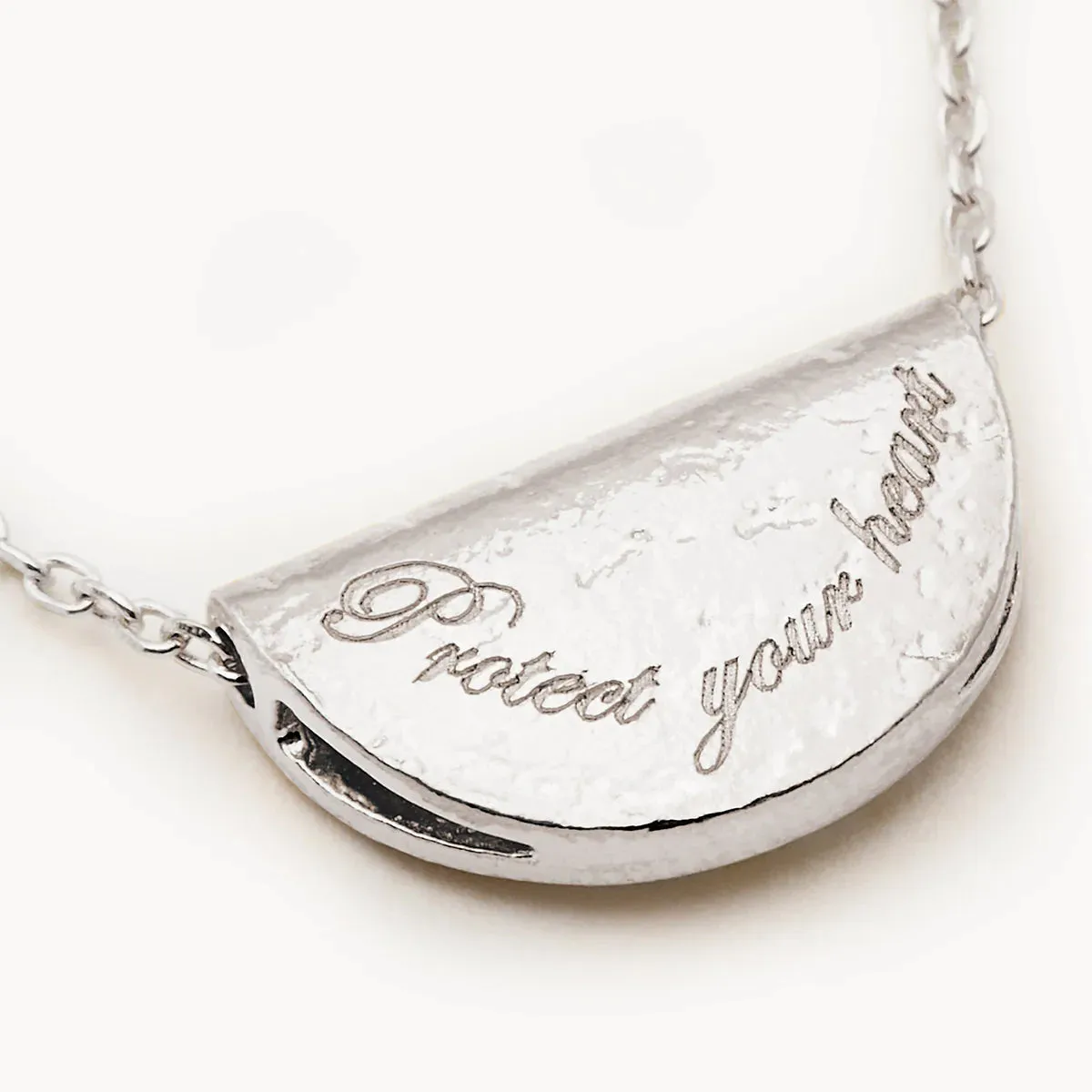 By Charlotte Lotus Birthstone Necklace August Peridot