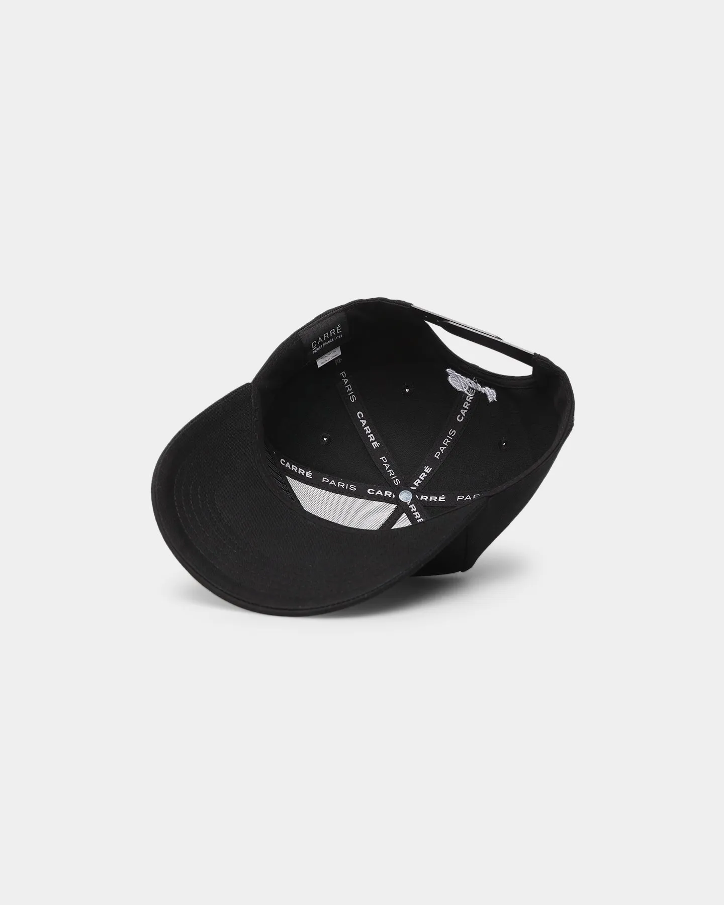 Carre Mono Snapback Black
