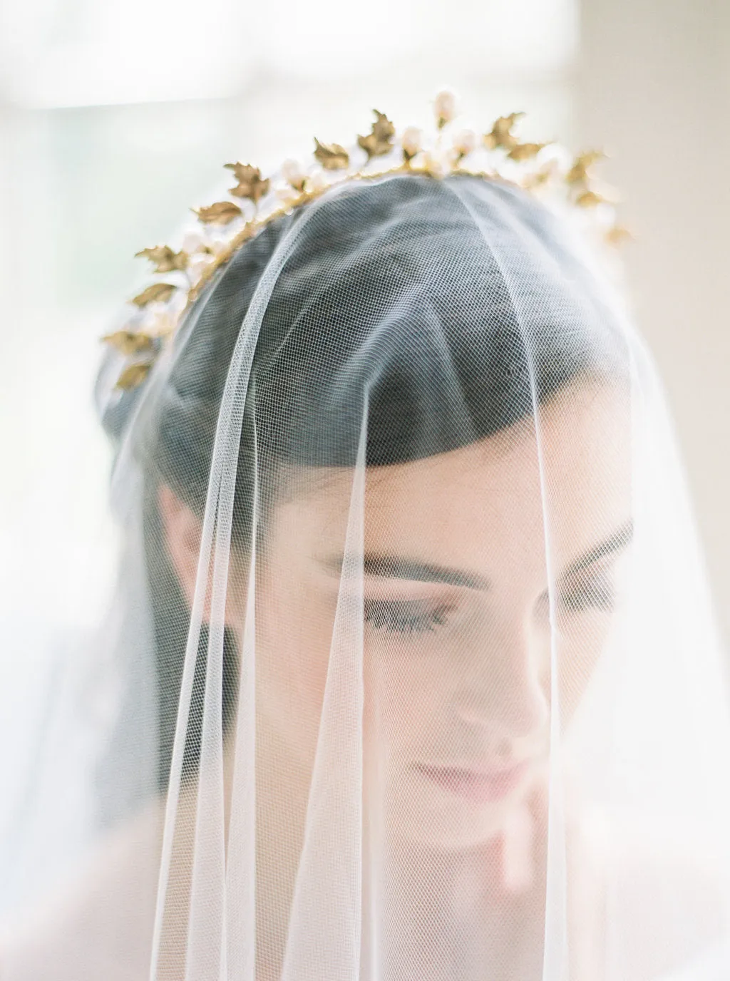 CELESTE | Gold Bridal Crown