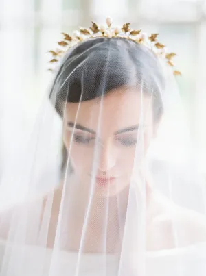 CELESTE | Gold Bridal Crown