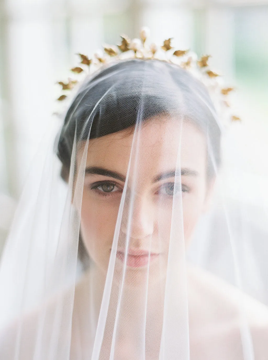 CELESTE | Gold Bridal Crown