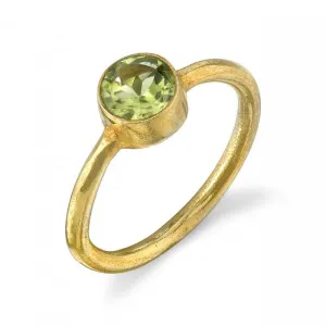 Circle Peridot Ring