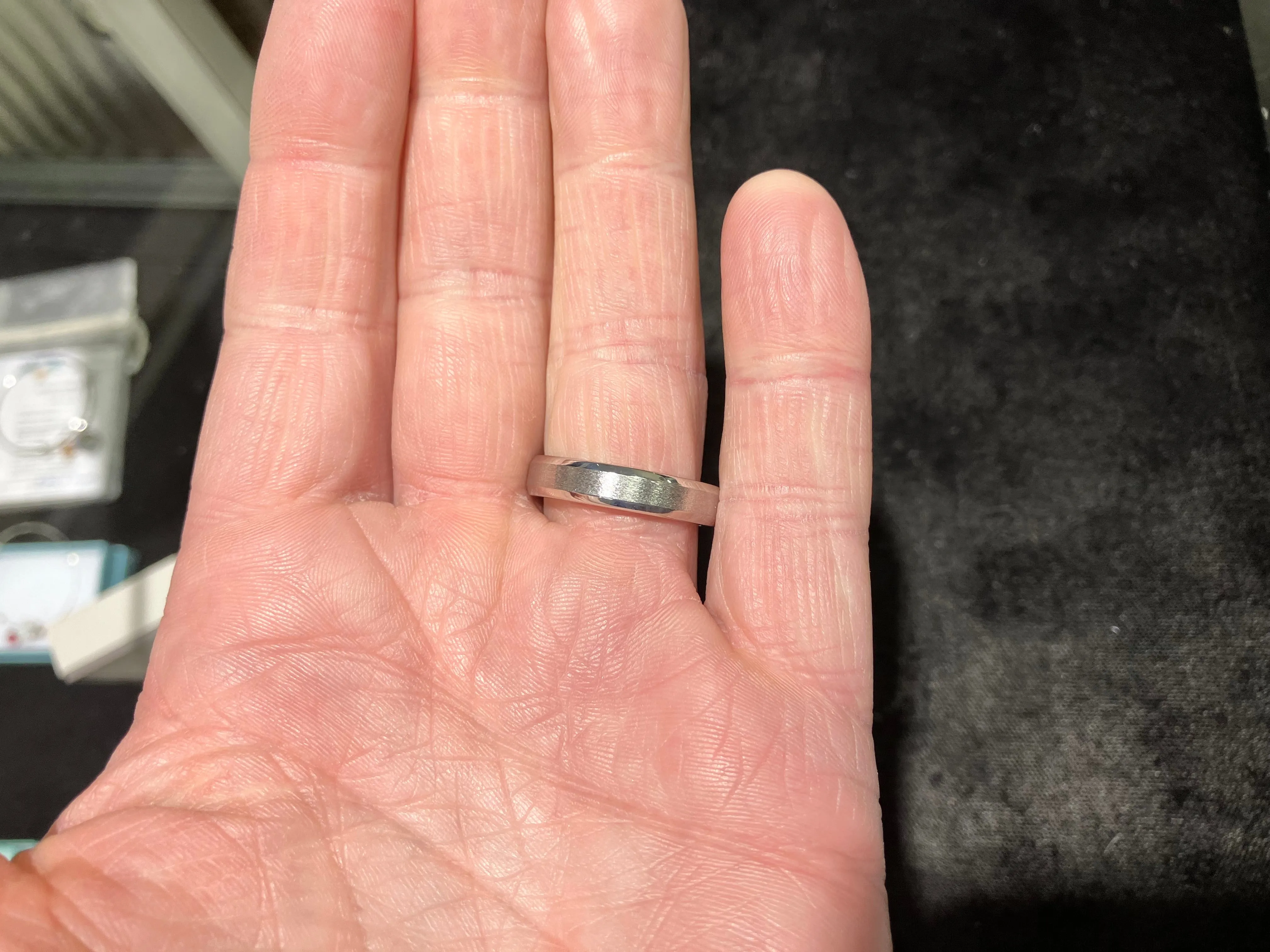Cobalt Chrome Wedding Ring