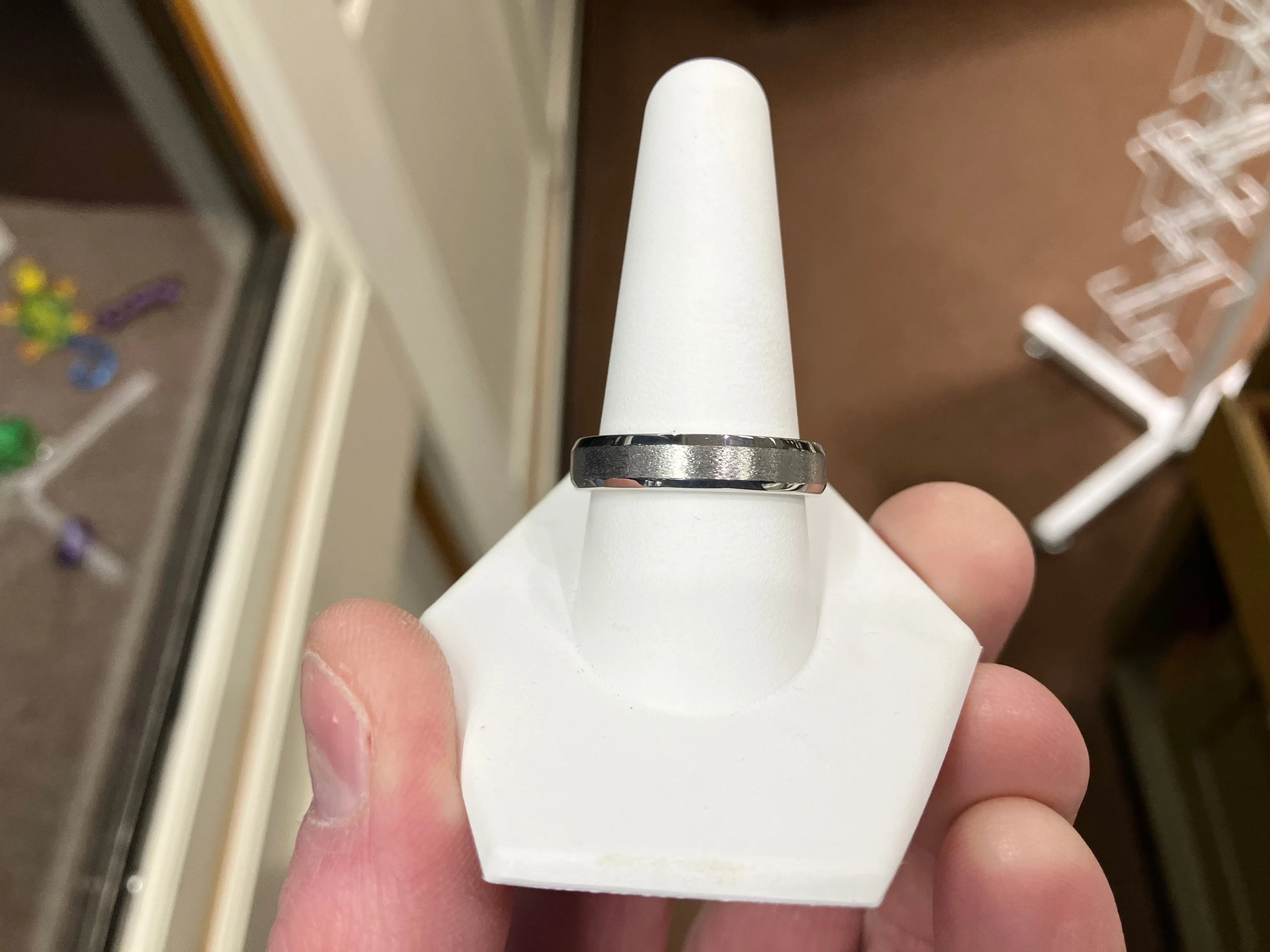 Cobalt Chrome Wedding Ring