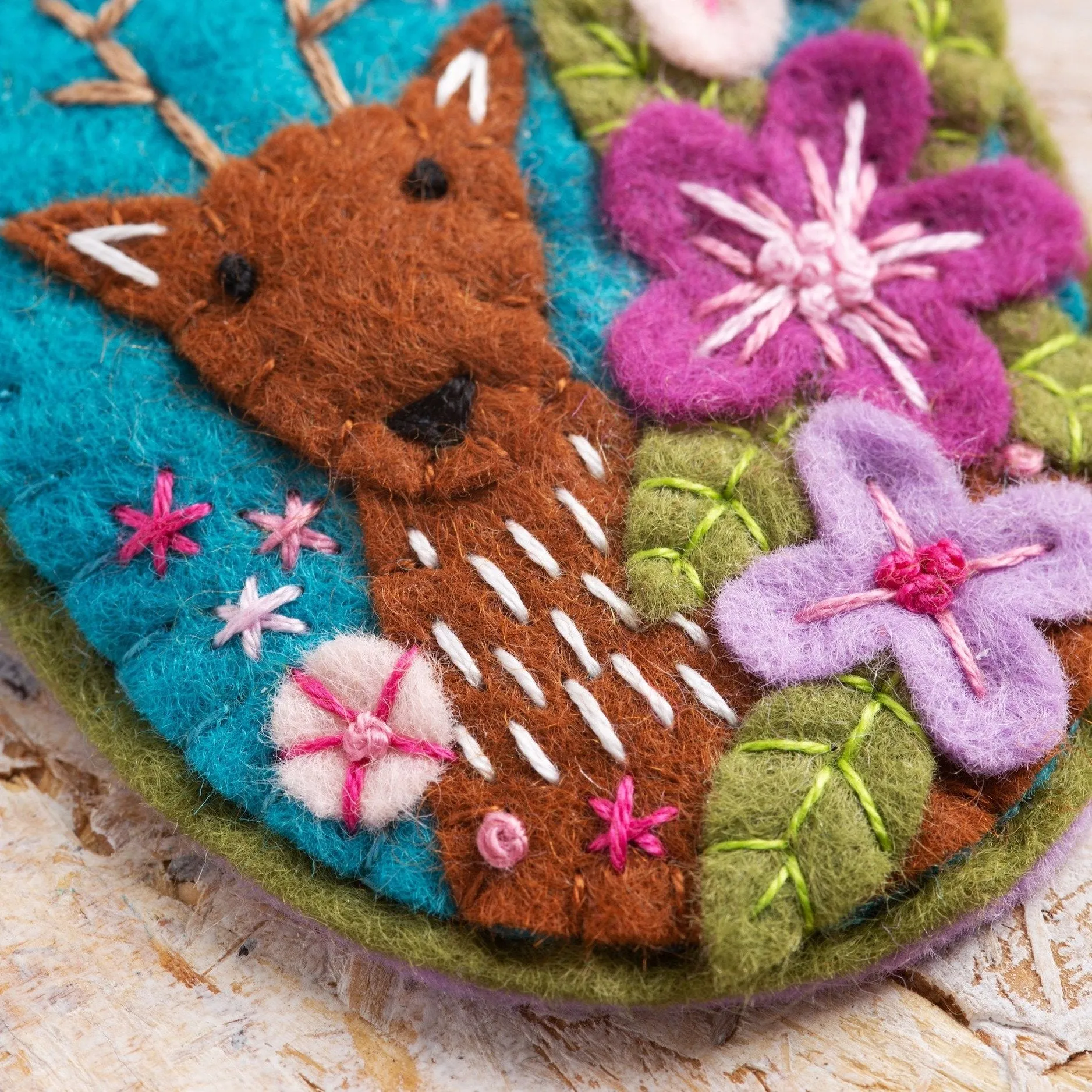 Deer Felt Craft Brooch Kit
