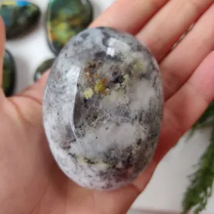 Dendritic Opal  Palm Stone (#24)