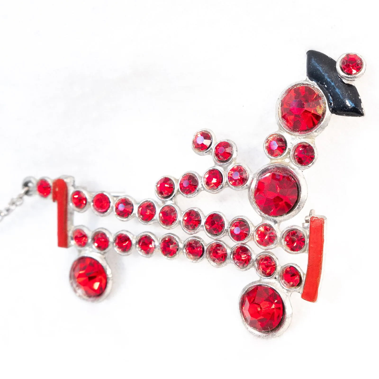 Dog and Vehicle Brooch Set