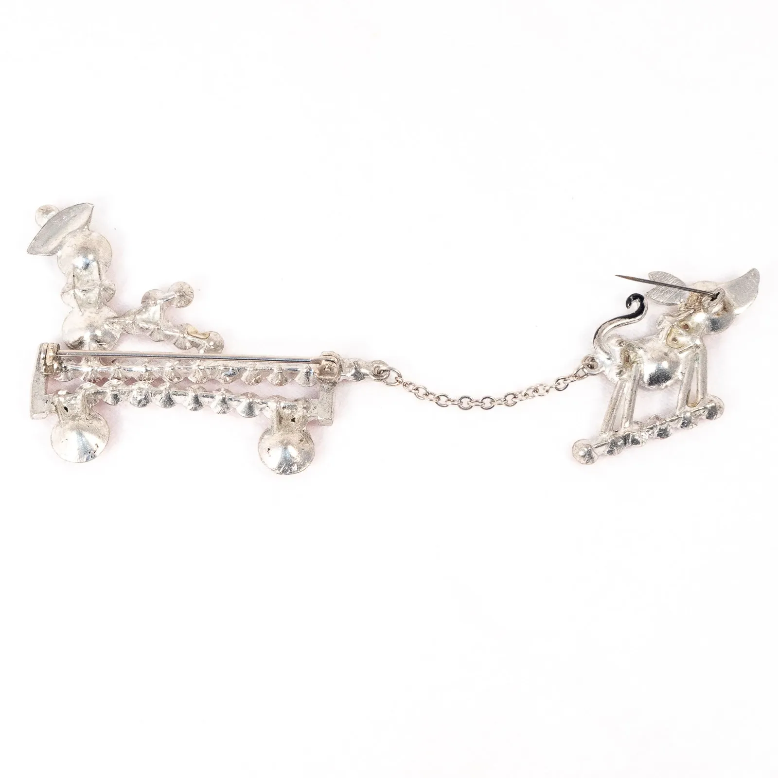 Dog and Vehicle Brooch Set