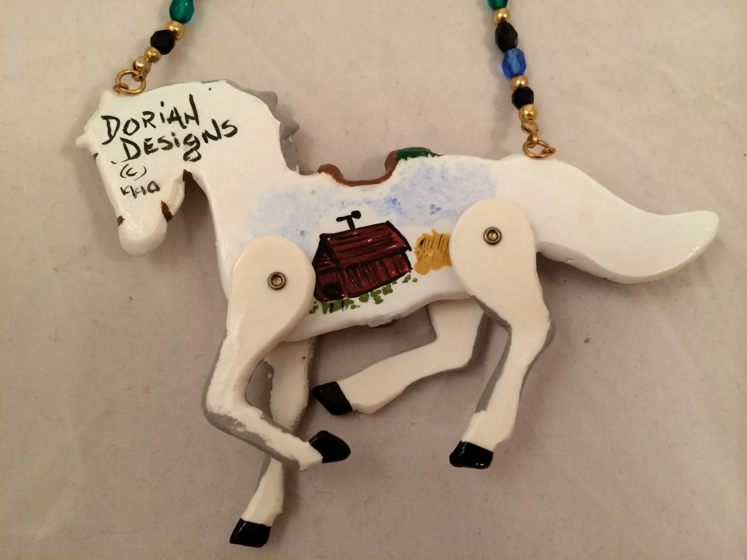 Dorian Designs Necklace Horse Pendant