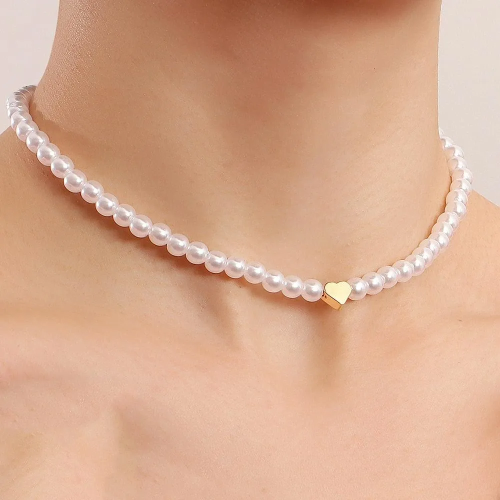Elegant Jewelry Wedding Big Pearl Necklace For Women
