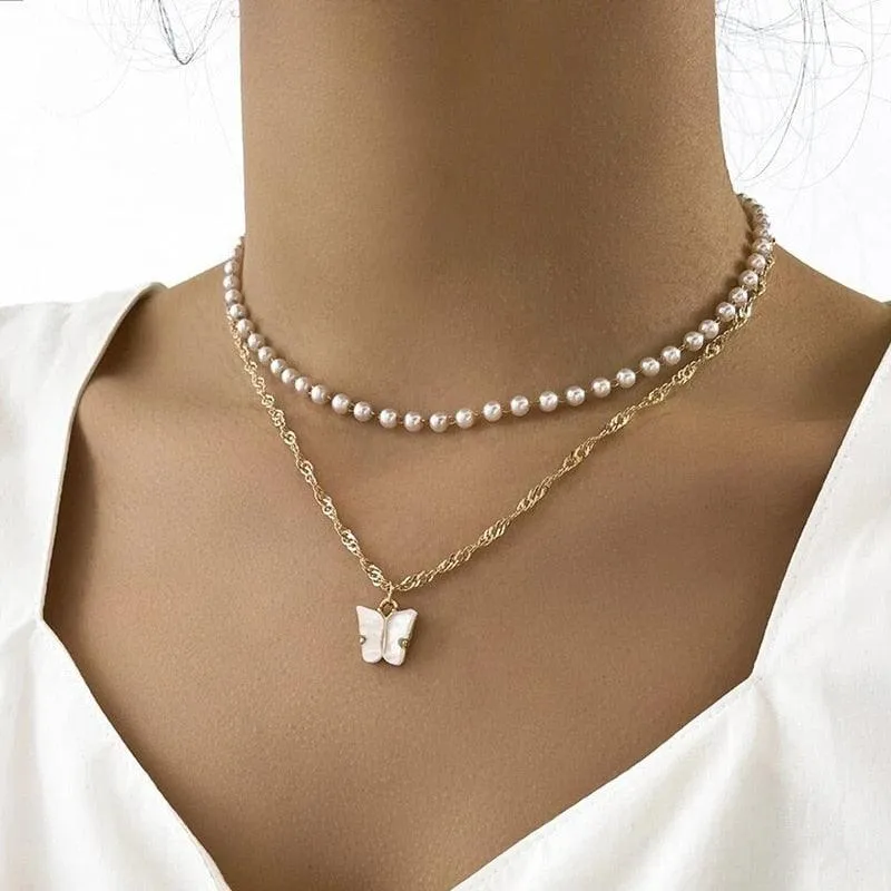 Elegant Jewelry Wedding Big Pearl Necklace For Women