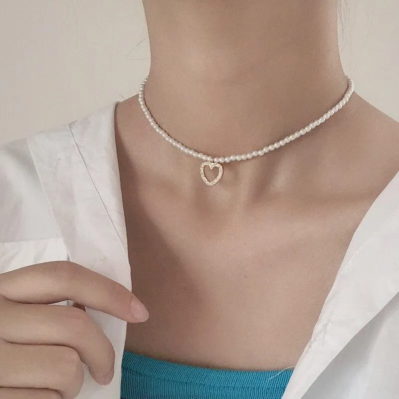 Elegant Jewelry Wedding Big Pearl Necklace For Women