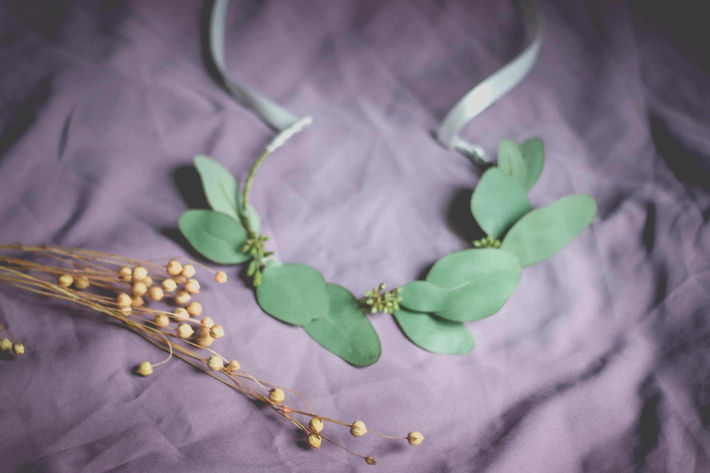 Eucalyptus dog Collar, Eucalyptus Dog Crown, Eucalyptus Pet crown, Eucalyptus Cat crown, Eucalyptus Cat Collar,Pet Birthday,Wedding Pet
