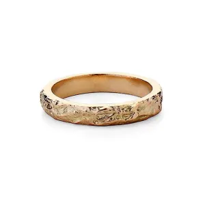 Gold Rustic Treasure Ring 3.5 mm