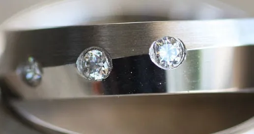 Gold Wedding diamond ring for couples