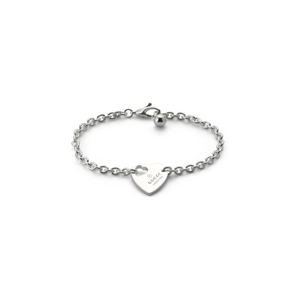 Gucci Sterling Silver Trademark Bracelet