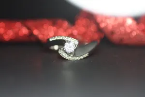 Halo, White Gold Diamond ring