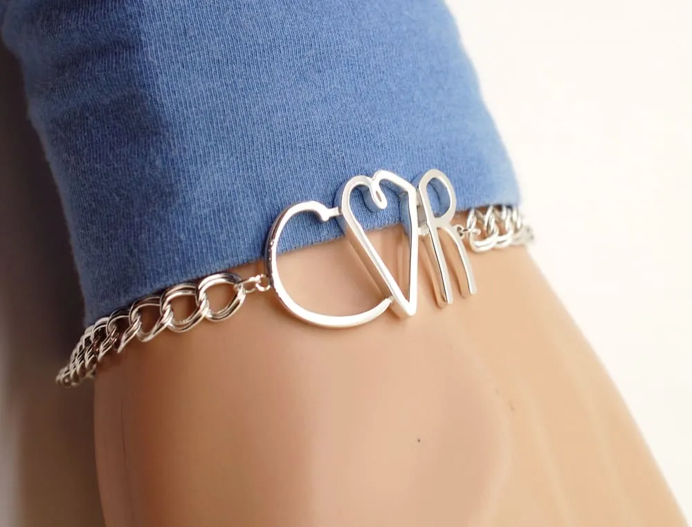 Handwriting Bracelet for Men: Sterling Silver Personalized Handwritten Jewelry for Men, Dad Bracelet
