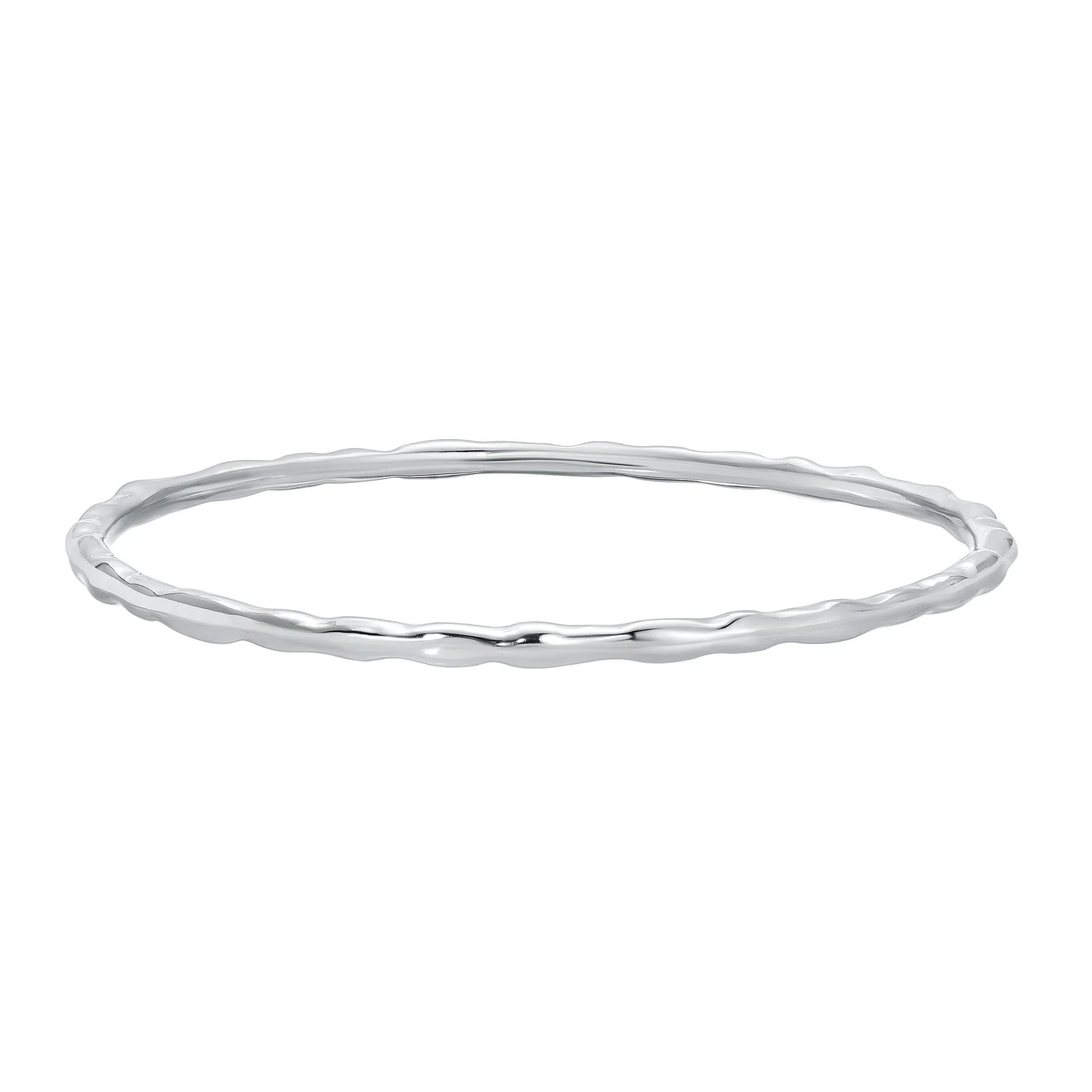 Hanna Bangle Bracelet - Silver