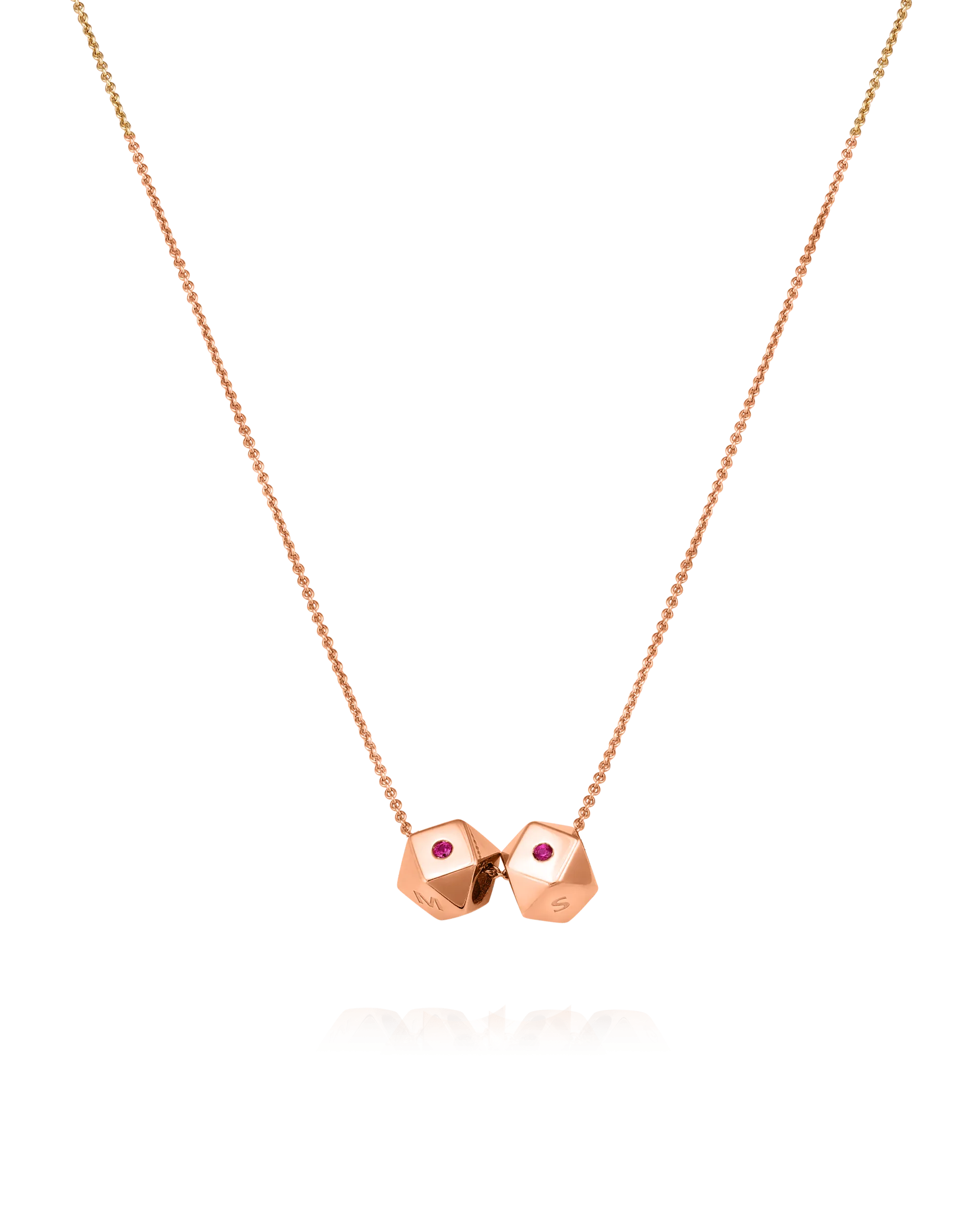 Hedra Necklace - 14K Rose Gold