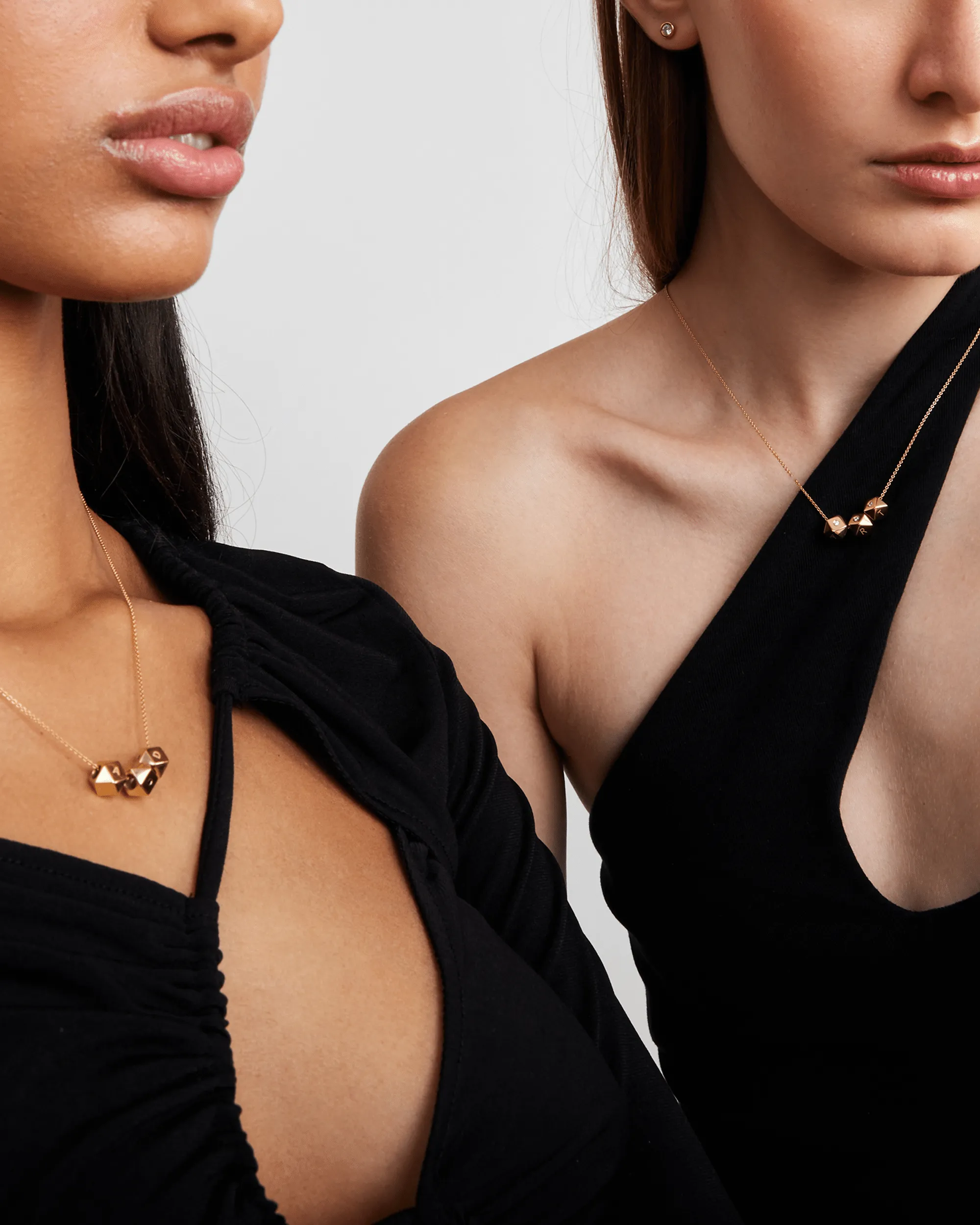 Hedra Necklace - 14K Rose Gold