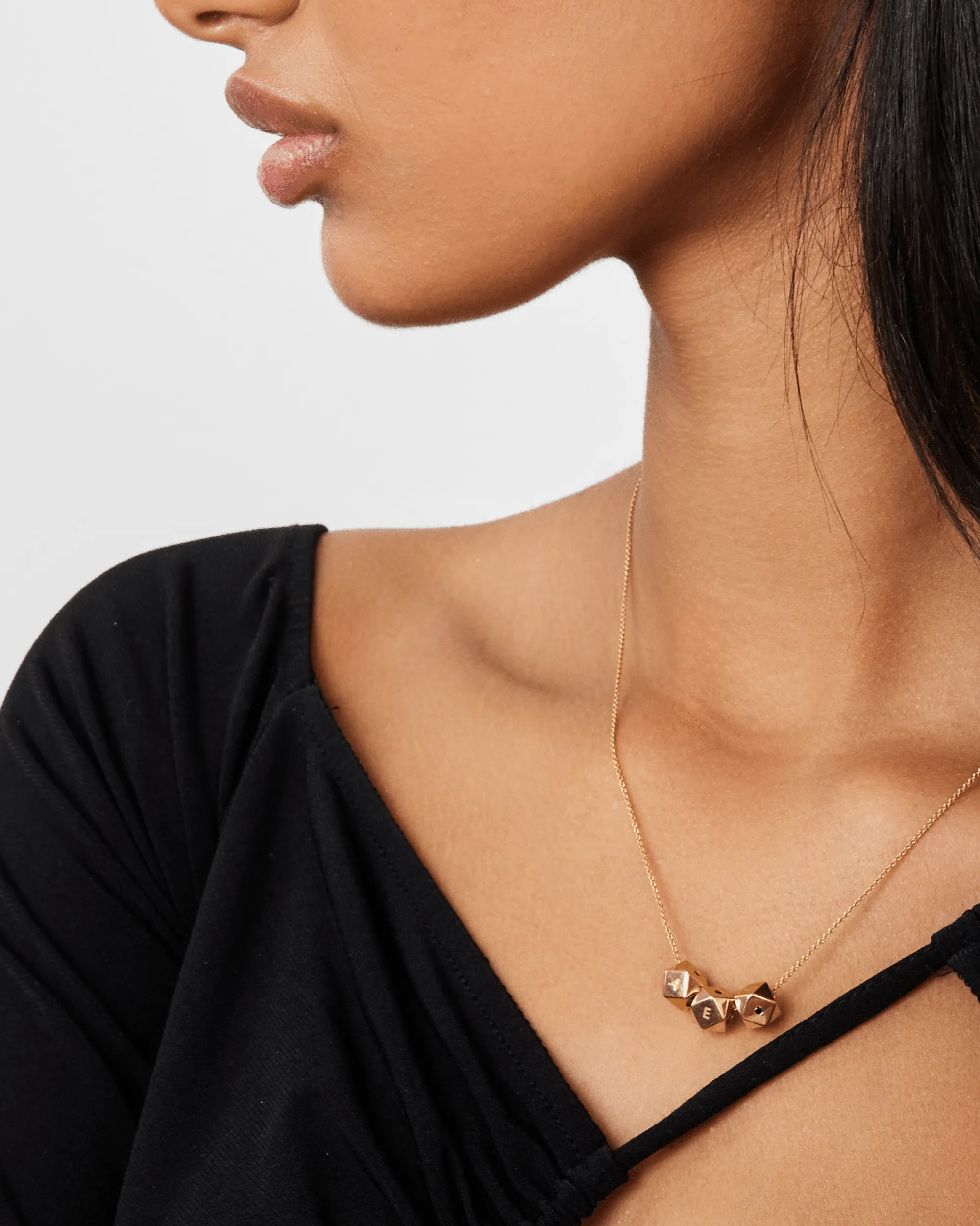 Hedra Necklace - 14K Rose Gold