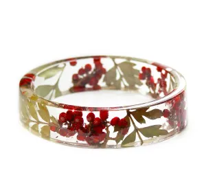 Holly Berry Resin Bracelet