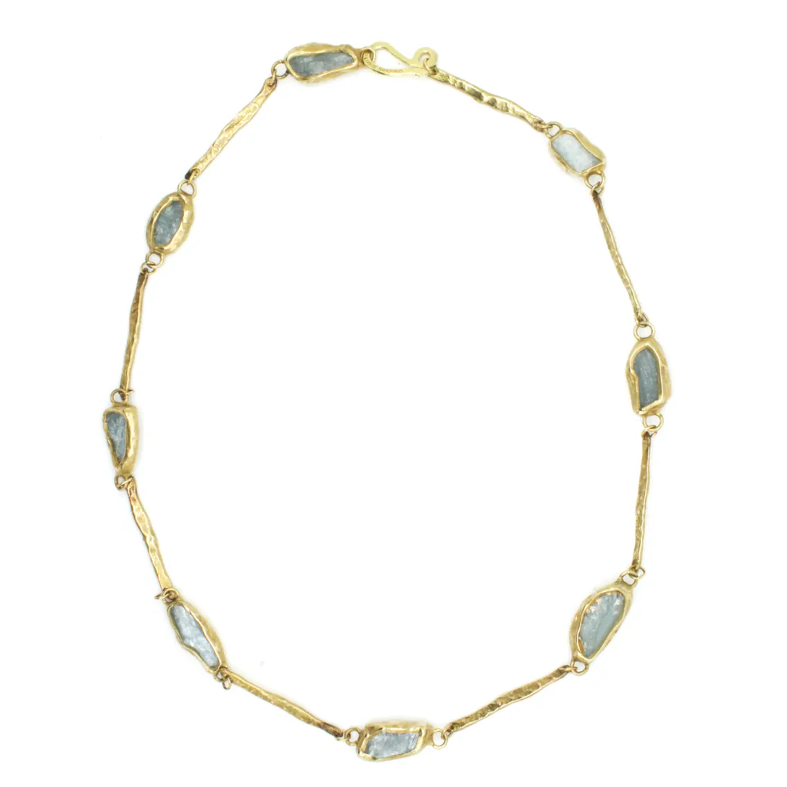 Illumination Collar Necklace (Aquamarine)