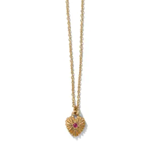 Kora Necklace, Ruby, Gold
