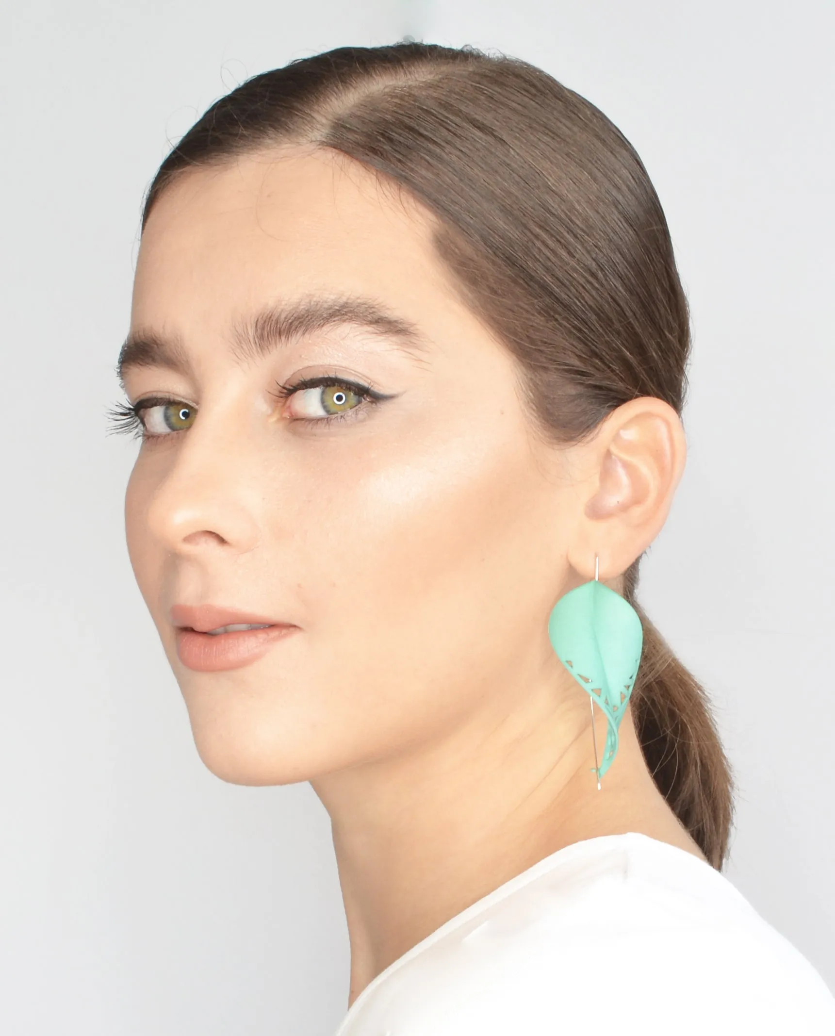 Leaf Earrings - Rainforest
