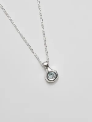 Liv Necklace in Blue and Sterling Silver (Sample)