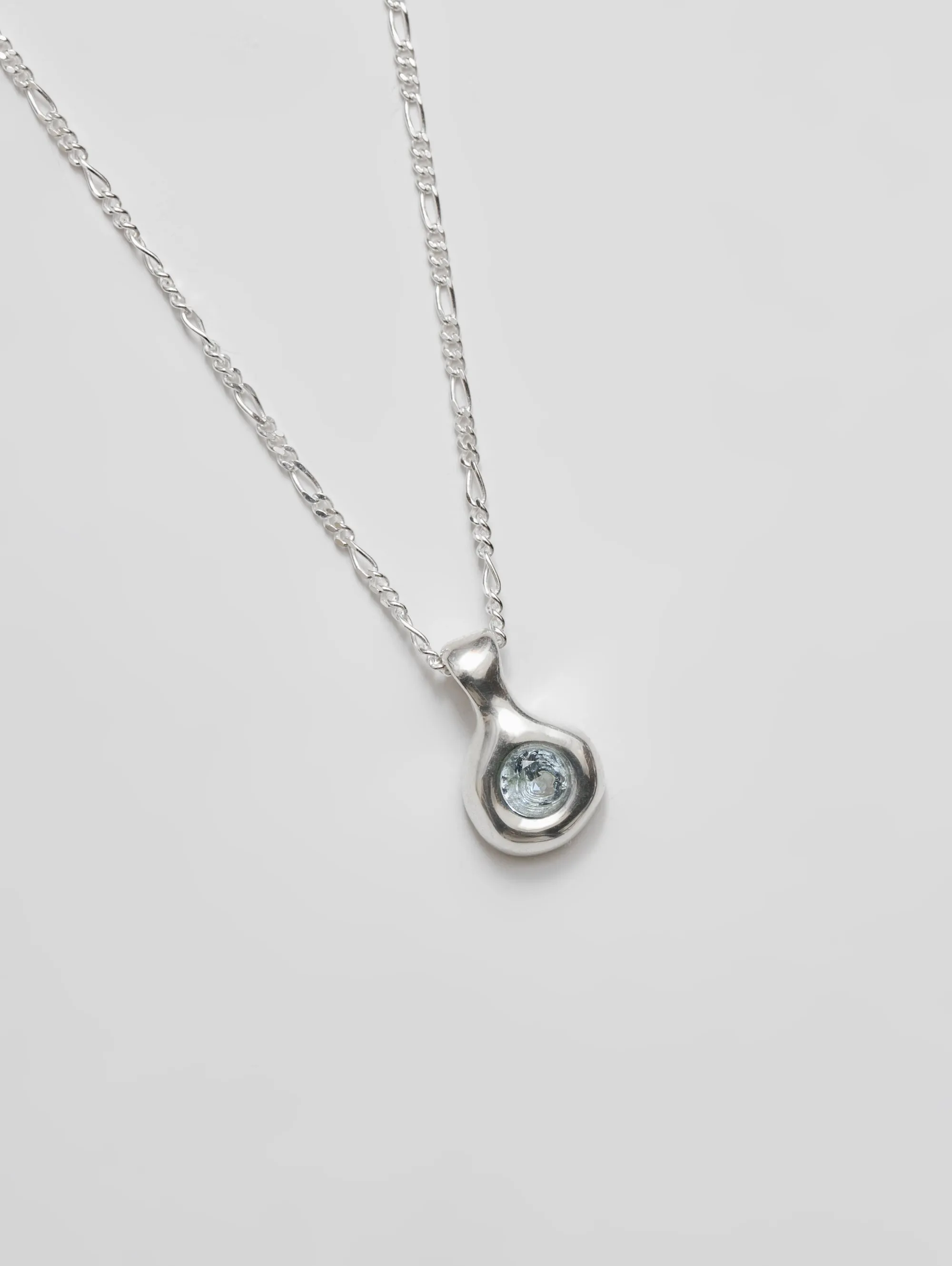 Liv Necklace in Blue and Sterling Silver (Sample)
