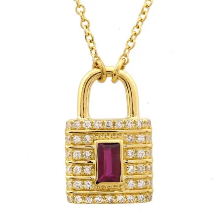 Lydia Lock Link Necklace