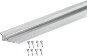 M-D 70318 Cove Moulding with Nail, Aluminum, Silver :EA: QUANTITY: 1