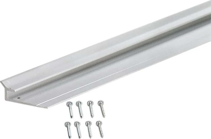 M-D 70318 Cove Moulding with Nail, Aluminum, Silver :EA: QUANTITY: 1