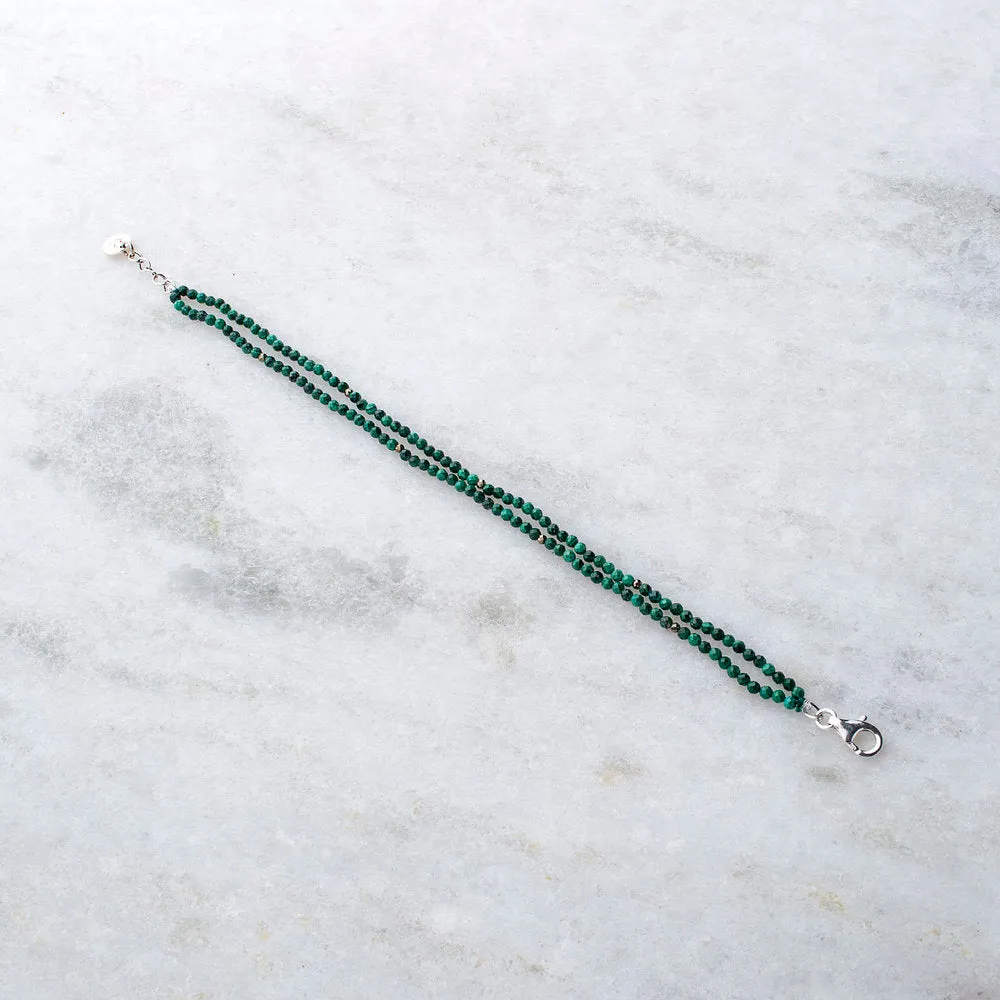 Malachite, Double bracelet