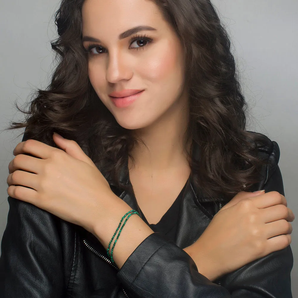 Malachite, Double bracelet