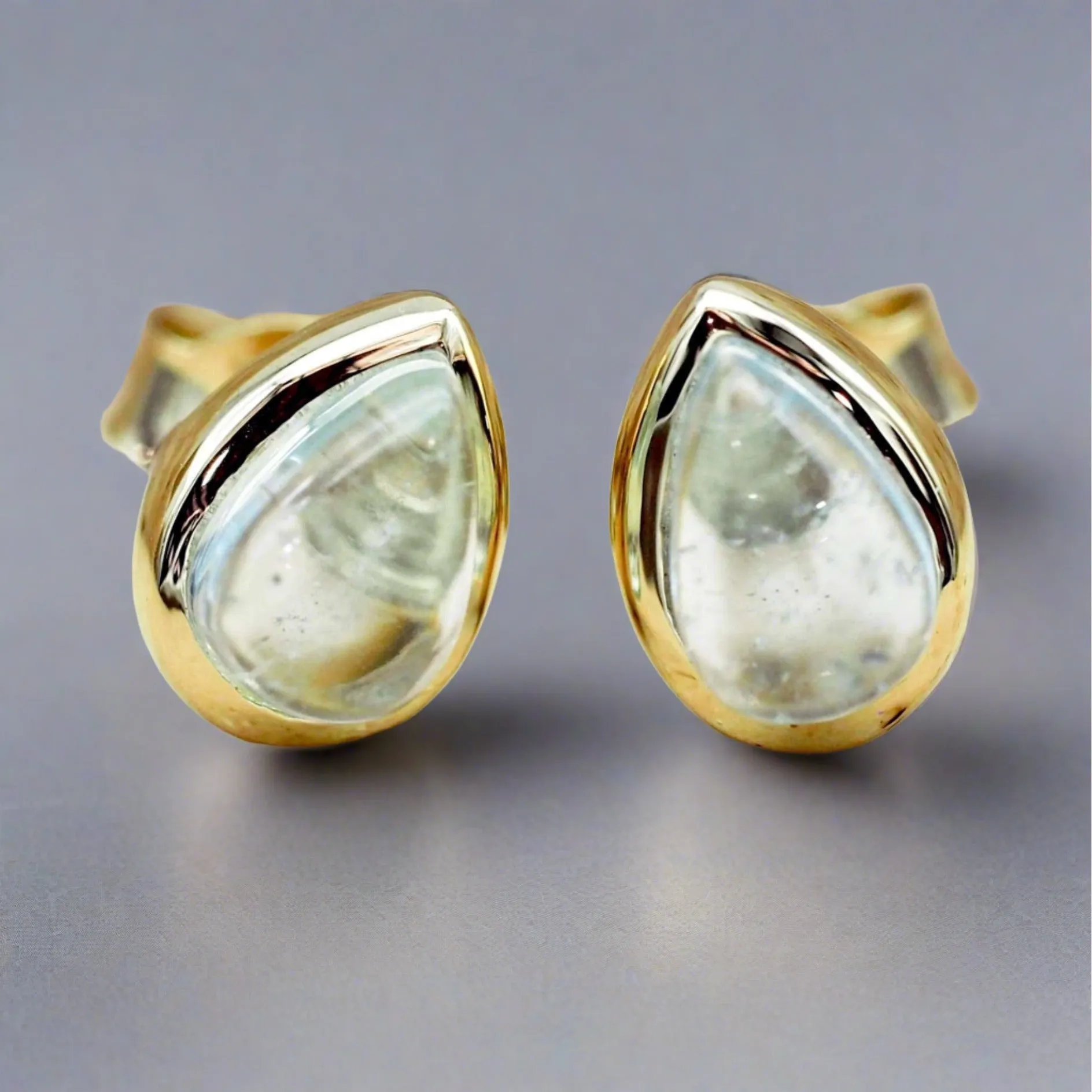 March Birthstone Earrings - Aquamarine