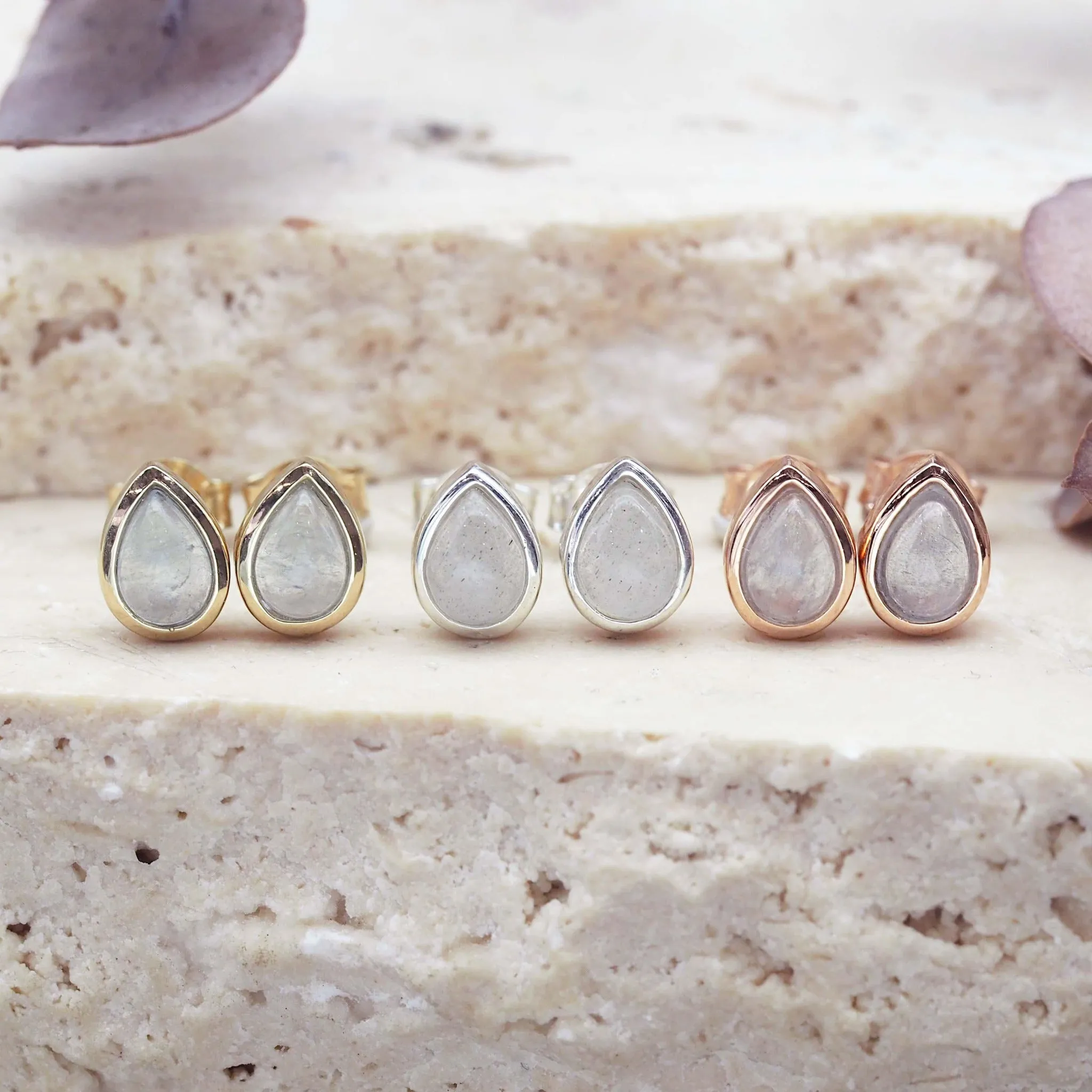 March Birthstone Earrings - Aquamarine