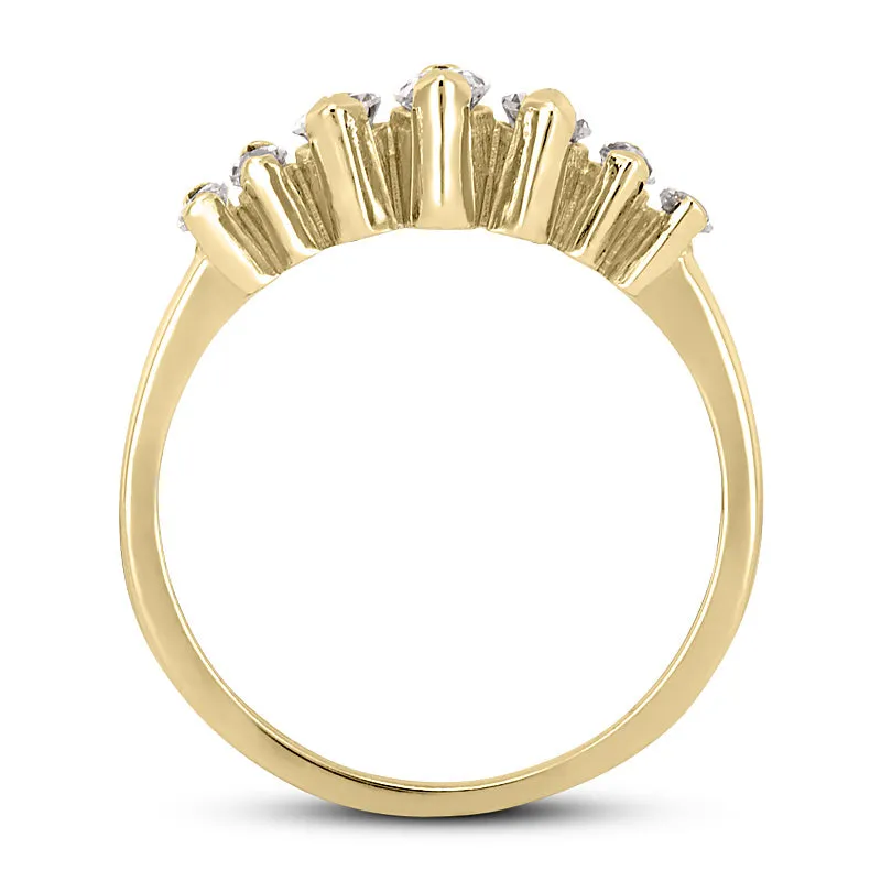 Marquise Diamond Wedding Band (Total Diamond Weight 1.17ct, Quality GH-VS)