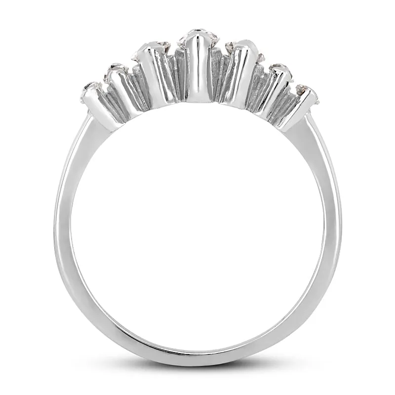 Marquise Diamond Wedding Band (Total Diamond Weight 1.17ct, Quality GH-VS)