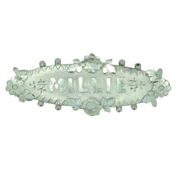Millie Name Brooch